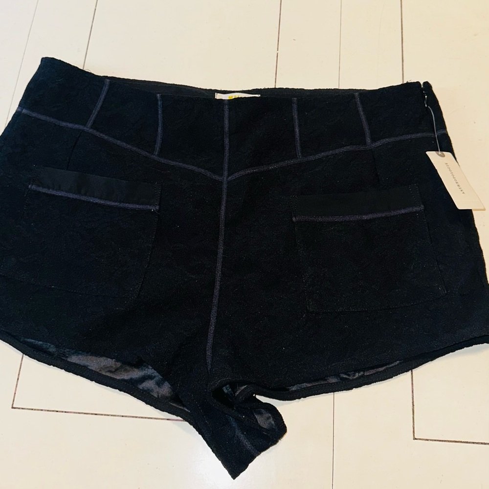 Anthropologie Maeve Black Booty Shorts
